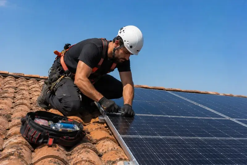 Maintenance et monitoring de panneaux solaires à Batzendorf